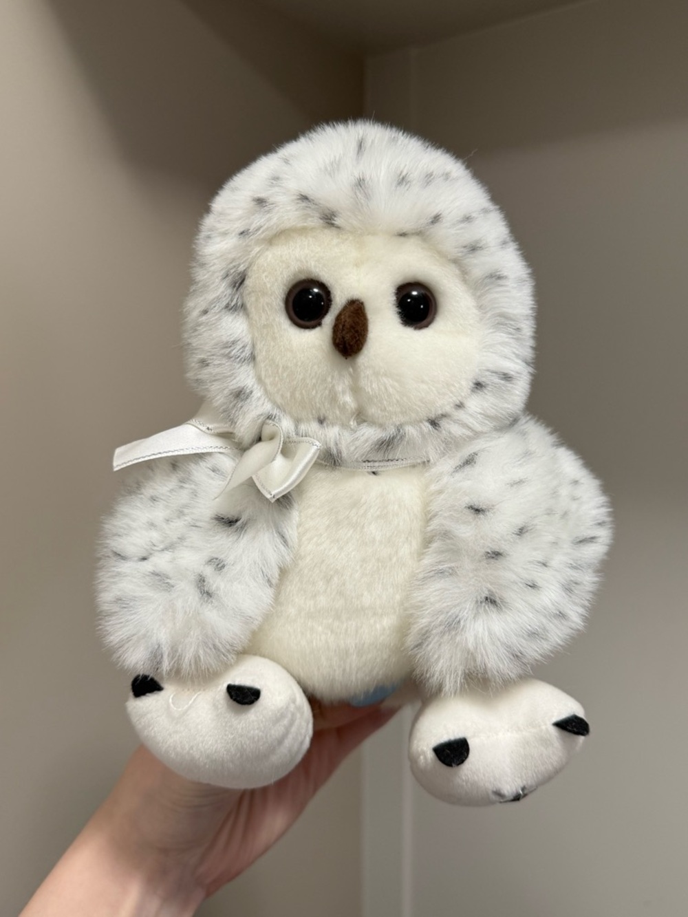 Russ Shining Stars Plush Snowy Owl from 2006